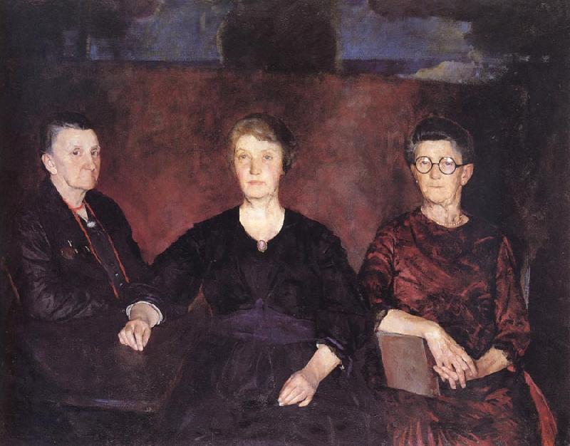 Charles Hawthorne Three Women of Provincetown oil painting picture